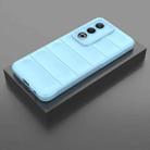 For OPPO A3 Pro India Magic Shield TPU + Flannel Phone Case(Light Blue) - 2