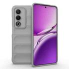 For OPPO A3 Pro India Magic Shield TPU + Flannel Phone Case(Grey) - 1