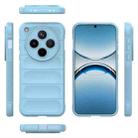 For OPPO Find X8 5G Magic Shield TPU + Flannel Phone Case(Light Blue) - 3