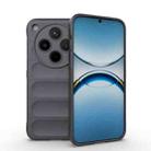For OPPO Find X8 5G Magic Shield TPU + Flannel Phone Case(Dark Grey) - 1
