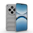 For OPPO Find X8 5G Magic Shield TPU + Flannel Phone Case(Grey) - 1