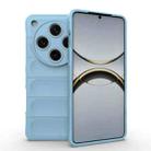 For OPPO Find X8 Pro 5G Magic Shield TPU + Flannel Phone Case(Light Blue) - 1