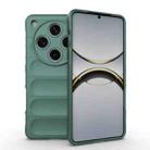 For OPPO Find X8 Pro 5G Magic Shield TPU + Flannel Phone Case(Dark Green) - 1