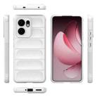 For OPPO Reno13 F 5G Global Magic Shield TPU + Flannel Phone Case(White) - 3
