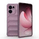 For OPPO Reno13 F 5G Global Magic Shield TPU + Flannel Phone Case(Purple) - 1