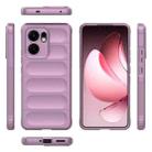 For OPPO Reno13 F 5G Global Magic Shield TPU + Flannel Phone Case(Purple) - 3