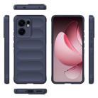 For OPPO Reno13 F 5G Global Magic Shield TPU + Flannel Phone Case(Dark Blue) - 3