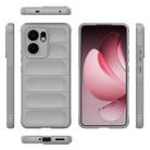 For OPPO Reno13 F 5G Global Magic Shield TPU + Flannel Phone Case(Grey) - 3