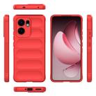 For OPPO Reno13 F 5G Global Magic Shield TPU + Flannel Phone Case(Red) - 3