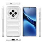 For OPPO Reno12 F 5G Global Magic Shield TPU + Flannel Phone Case(White) - 3