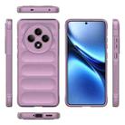 For OPPO Reno12 F 5G Global Magic Shield TPU + Flannel Phone Case(Purple) - 3