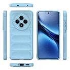 For OPPO Reno12 F 5G Global Magic Shield TPU + Flannel Phone Case(Light Blue) - 3