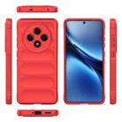 For OPPO Reno12 F 5G Global Magic Shield TPU + Flannel Phone Case(Red) - 3