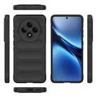 For OPPO Reno12 F 5G Global Magic Shield TPU + Flannel Phone Case(Black) - 3