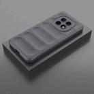 For OPPO F29 5G Global Magic Shield TPU + Flannel Phone Case(Dark Grey) - 2