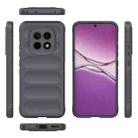 For OPPO F29 5G Global Magic Shield TPU + Flannel Phone Case(Dark Grey) - 3