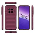 For OPPO F29 Pro 5G Global Magic Shield TPU + Flannel Phone Case(Wine Red) - 3