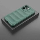 For OPPO Reno14 5G Global Magic Shield TPU + Flannel Phone Case(Dark Green) - 2
