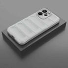 For OPPO Reno14 5G Global Magic Shield TPU + Flannel Phone Case(Grey) - 2