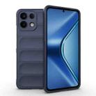 For OPPO K13 5G Magic Shield TPU + Flannel Phone Case(Dark Blue) - 1