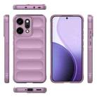 For OPPO Reno14 Pro Global Magic Shield TPU + Flannel Phone Case(Purple) - 3
