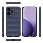 For OPPO Reno14 Pro Global Magic Shield TPU + Flannel Phone Case(Dark Blue) - 3