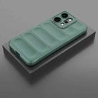 For OPPO Reno14 Pro Global Magic Shield TPU + Flannel Phone Case(Dark Green) - 2