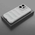 For OPPO Reno14 Pro Global Magic Shield TPU + Flannel Phone Case(Grey) - 2