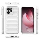 For OPPO Reno14 F Magic Shield TPU + Flannel Phone Case(White) - 3
