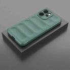 For OPPO Reno14 F Magic Shield TPU + Flannel Phone Case(Dark Green) - 2