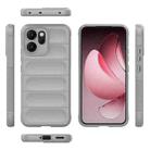 For OPPO Reno14 F Magic Shield TPU + Flannel Phone Case(Grey) - 3