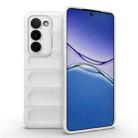 For OPPO A5 5G Global / K13x 5G Global Magic Shield TPU + Flannel Phone Case(White) - 1