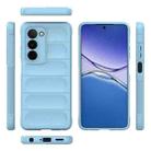 For OPPO A5 5G Global / K13x 5G Global Magic Shield TPU + Flannel Phone Case(Light Blue) - 3