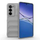 For OPPO A5 5G Global / K13x 5G Global Magic Shield TPU + Flannel Phone Case(Grey) - 1