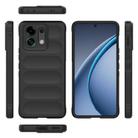 For OPPO K13 Turbo 5G / Turbo Pro 5G Magic Shield TPU + Flannel Phone Case(Black) - 3