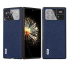 For Xiaomi Mix Fold 3 ABEEL Carbon Fiber Texture Protective Phone Case(Dark Blue) - 1
