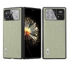 For Xiaomi Mix Fold 3 ABEEL Carbon Fiber Texture Protective Phone Case(Green) - 1