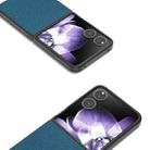 For Xiaomi Mix Flip ABEEL Genuine Leather Litchi Texture Phone Case(Blue) - 3