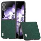 For Xiaomi Mix Flip ABEEL Genuine Leather Litchi Texture Phone Case(Green) - 1