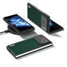 For Xiaomi Mix Fold 4 ABEEL Genuine Leather Litchi Texture Phone Case(Green) - 2