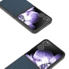 For Xiaomi Mix Flip ABEEL Genuine Leather + PC Litchi Texture Phone Case(Blue) - 3