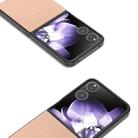 For Xiaomi Mix Flip ABEEL Genuine Leather + PC Litchi Texture Phone Case(Pink Gold) - 3