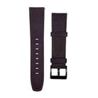 22mm Universal Retro Texture Leather Watch Band(Purple) - 1