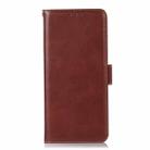 For Motorola Edge 50 Global Magnetic Crazy Horse Texture Genuine Leather Phone Case(Brown) - 3