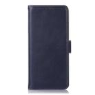 For Motorola Moto G35 Magnetic Crazy Horse Texture Genuine Leather Phone Case(Blue) - 2