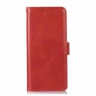 For Motorola Moto G15 4G Magnetic Crazy Horse Texture Genuine Leather Phone Case(Red) - 3