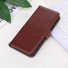 For Motorola Moto G15 4G Magnetic Crazy Horse Texture Genuine Leather Phone Case(Brown) - 2