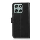For Motorola Moto G56 5G Magnetic Crazy Horse Texture Genuine Leather Phone Case(Black) - 3