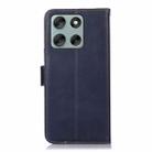 For Motorola Moto G56 5G Magnetic Crazy Horse Texture Genuine Leather Phone Case(Blue) - 3