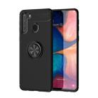 For Samsung Galaxy A21 Lenuo Shockproof TPU Protective Case with Invisible Holder(Black) - 1